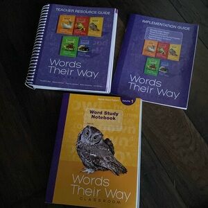 Words Their Way Phonics homeschool